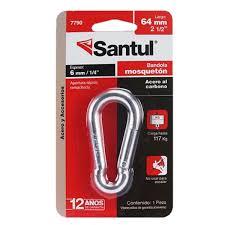 Bandola De Mosqueton 1/4x2 1/2 Acero 7790