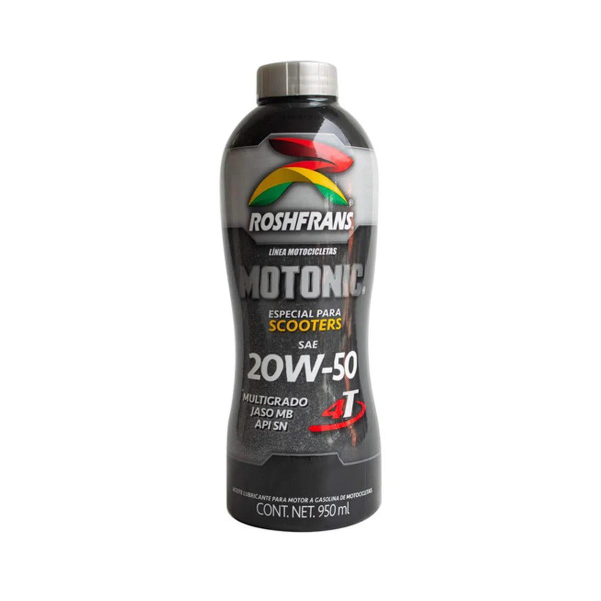 Aceite para Motocicleta Motonic 4T JASO MA2 / API 950 ml