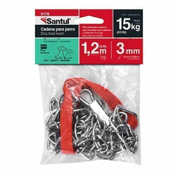 Cadena Para Pero 1,2m Eslabon 3mm Santul