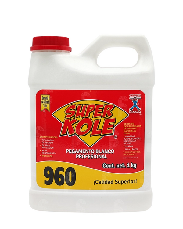 PEGAMENTO BLANCO PROFESIONAL SUPER KOLE 960 DE 1 kg