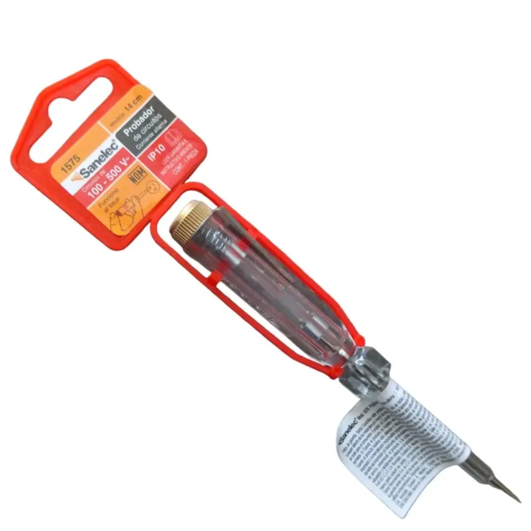 Probador De Corriente Alterna C/Clip P/Bolsillo Cable