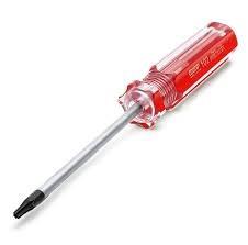 Destornillador De Seguridad Torx Con Mango Para Destornillador Y Orificio T-6 75mm