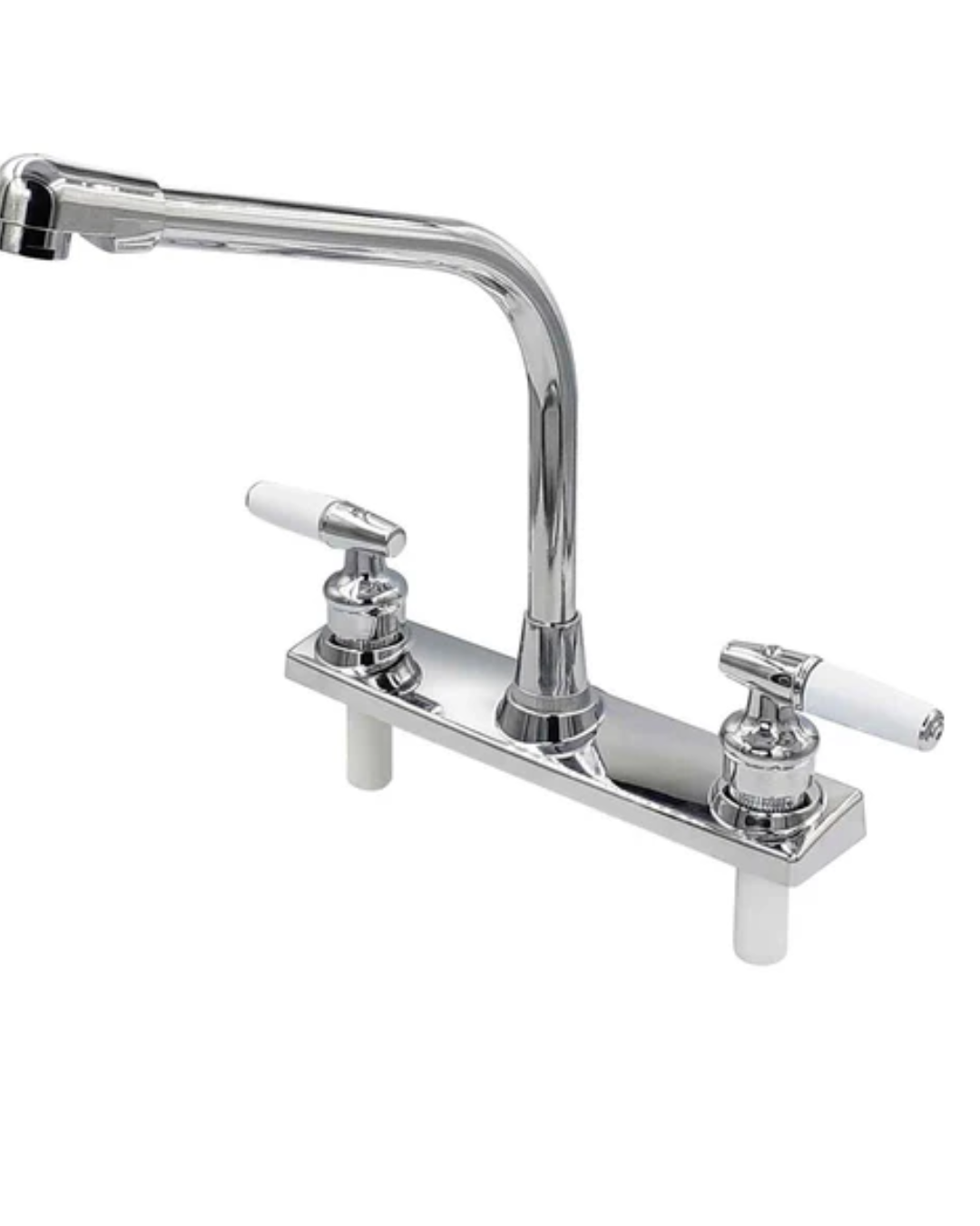 Mezcladora De Abs Para Fregadero Al Piso C/Cubierta C/Ceramico Acabdo Cromo Fontanery