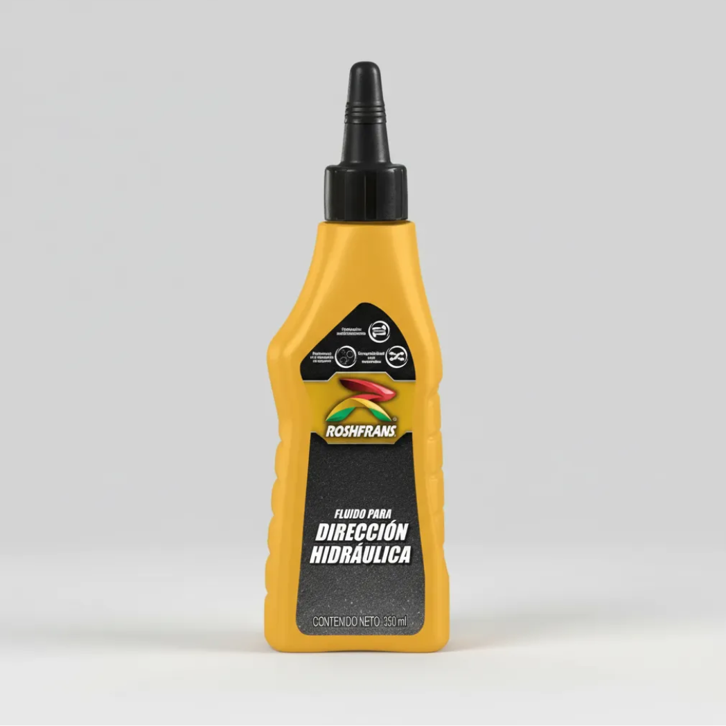 Fluido para Dirección Hidraúlico botella de 350ml Roshfrans
