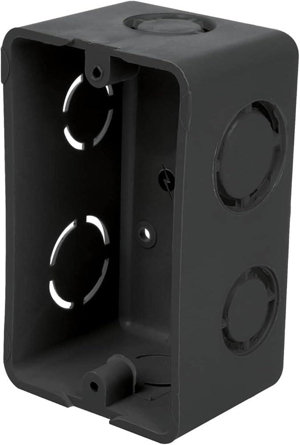 Caja Tipo Chalupa 2x4 Plastico Retangular Negro 4353