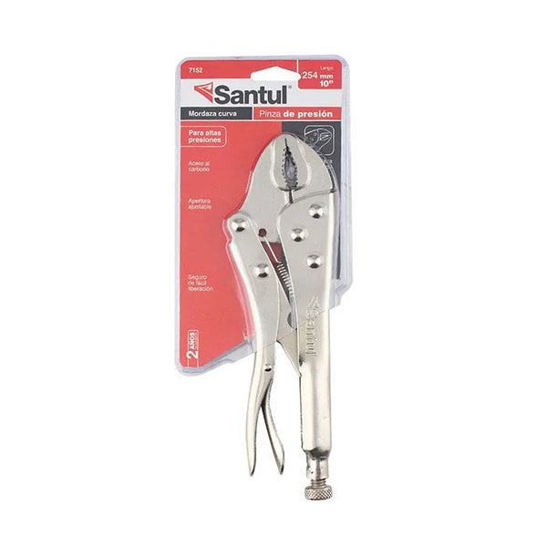 Mordaza Curva de Acero al Carbono 10" SANTUL